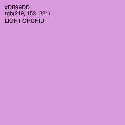 #DB99DD - Light Orchid Color Image