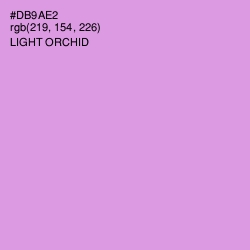 #DB9AE2 - Light Orchid Color Image