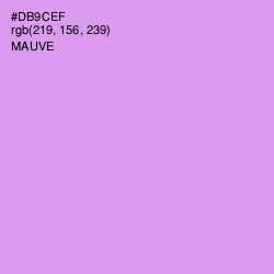 #DB9CEF - Mauve Color Image