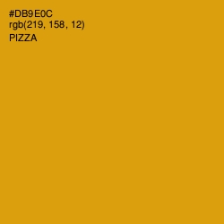 #DB9E0C - Pizza Color Image