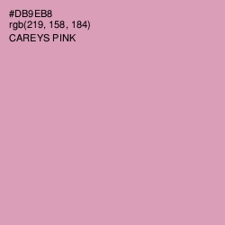 #DB9EB8 - Careys Pink Color Image