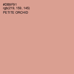 #DB9F91 - Petite Orchid Color Image