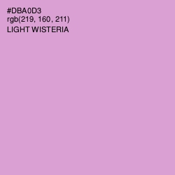 #DBA0D3 - Light Wisteria Color Image