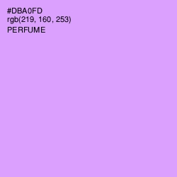 #DBA0FD - Perfume Color Image