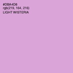 #DBA4D8 - Light Wisteria Color Image