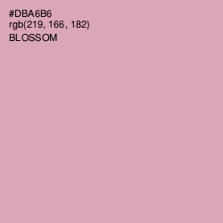 #DBA6B6 - Blossom Color Image