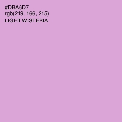#DBA6D7 - Light Wisteria Color Image