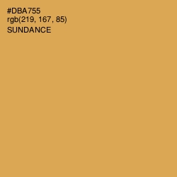 #DBA755 - Sundance Color Image
