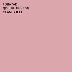 #DBA7AD - Clam Shell Color Image