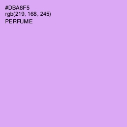 #DBA8F5 - Perfume Color Image