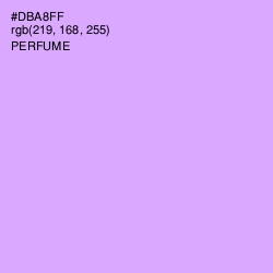 #DBA8FF - Perfume Color Image