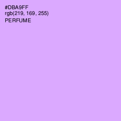 #DBA9FF - Perfume Color Image