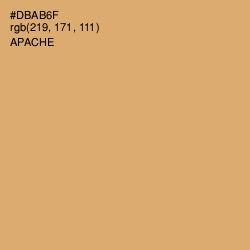 #DBAB6F - Apache Color Image