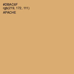 #DBAC6F - Apache Color Image