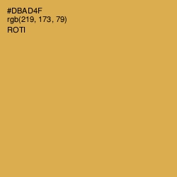 #DBAD4F - Roti Color Image