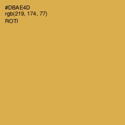 #DBAE4D - Roti Color Image