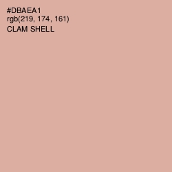 #DBAEA1 - Clam Shell Color Image