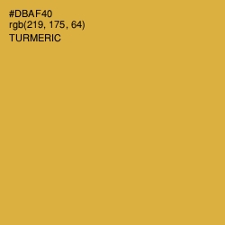 #DBAF40 - Turmeric Color Image