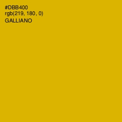 #DBB400 - Galliano Color Image