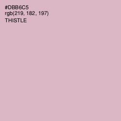 #DBB6C5 - Thistle Color Image