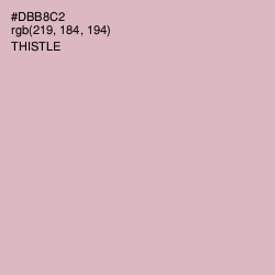 #DBB8C2 - Thistle Color Image