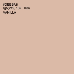 #DBBBA8 - Vanilla Color Image