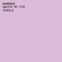 #DBBBD8 - Thistle Color Image