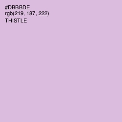 #DBBBDE - Thistle Color Image