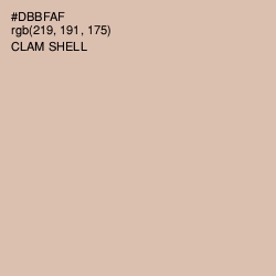 #DBBFAF - Clam Shell Color Image