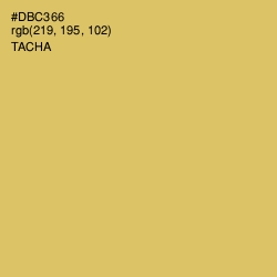 #DBC366 - Tacha Color Image