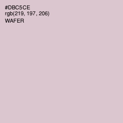 #DBC5CE - Wafer Color Image