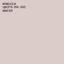 #DBCCCA - Wafer Color Image