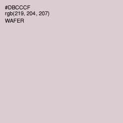 #DBCCCF - Wafer Color Image