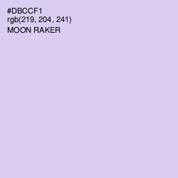 #DBCCF1 - Moon Raker Color Image