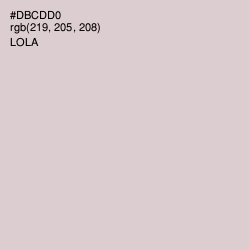 #DBCDD0 - Lola Color Image