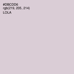 #DBCDD6 - Lola Color Image