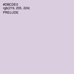 #DBCDE0 - Prelude Color Image