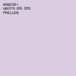 #DBCDE1 - Prelude Color Image