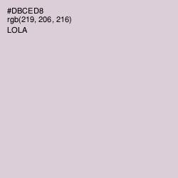 #DBCED8 - Lola Color Image