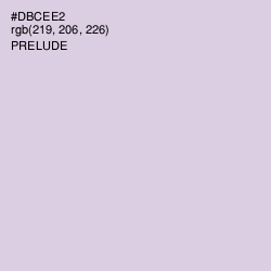 #DBCEE2 - Prelude Color Image