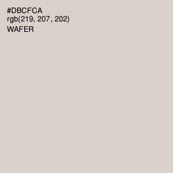 #DBCFCA - Wafer Color Image
