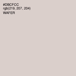 #DBCFCC - Wafer Color Image