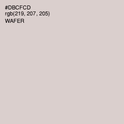 #DBCFCD - Wafer Color Image