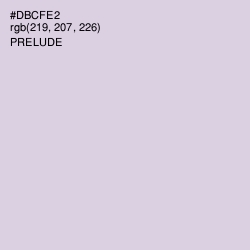 #DBCFE2 - Prelude Color Image