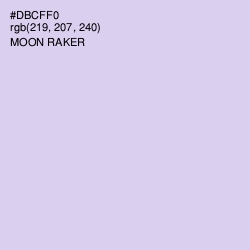 #DBCFF0 - Moon Raker Color Image