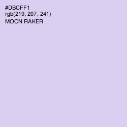 #DBCFF1 - Moon Raker Color Image