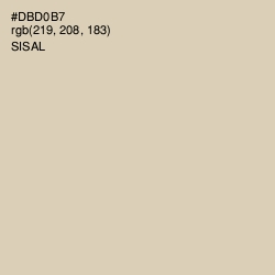 #DBD0B7 - Sisal Color Image