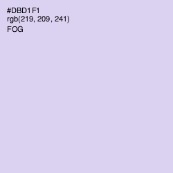 #DBD1F1 - Fog Color Image