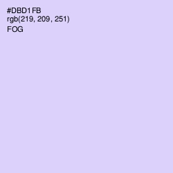 #DBD1FB - Fog Color Image