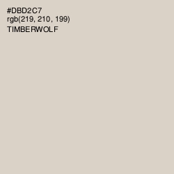 #DBD2C7 - Timberwolf Color Image